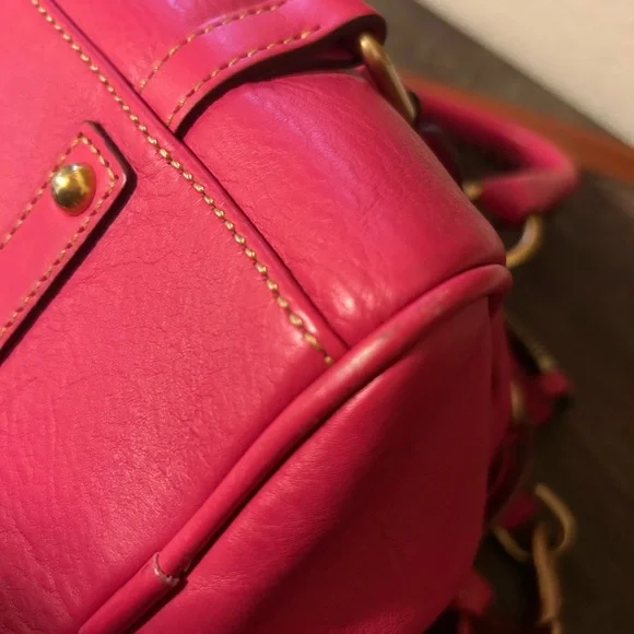 Dooney & Bourke Fuchsia Pink Florentine Satchel - Picture 11 of 16